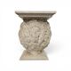 Magnussen Ponte shell-shaped console or table base with original glass top