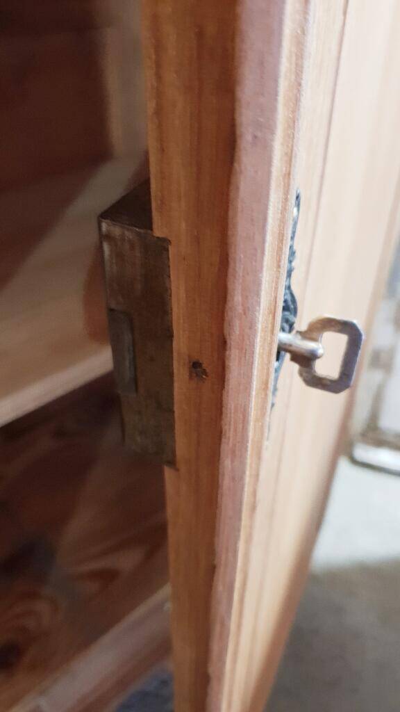 Old art-deco wardrobe