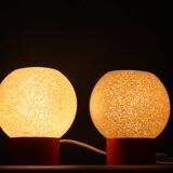 1970s Pair of Table lamps by Pokrok Zilina , Czechoslovakia