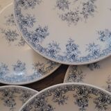 Rivanel 60's blue dessert plates