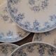 Rivanel 60's blue dessert plates