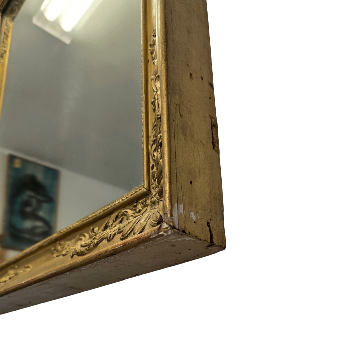 Antique French Gilded Mirror, early 1800s