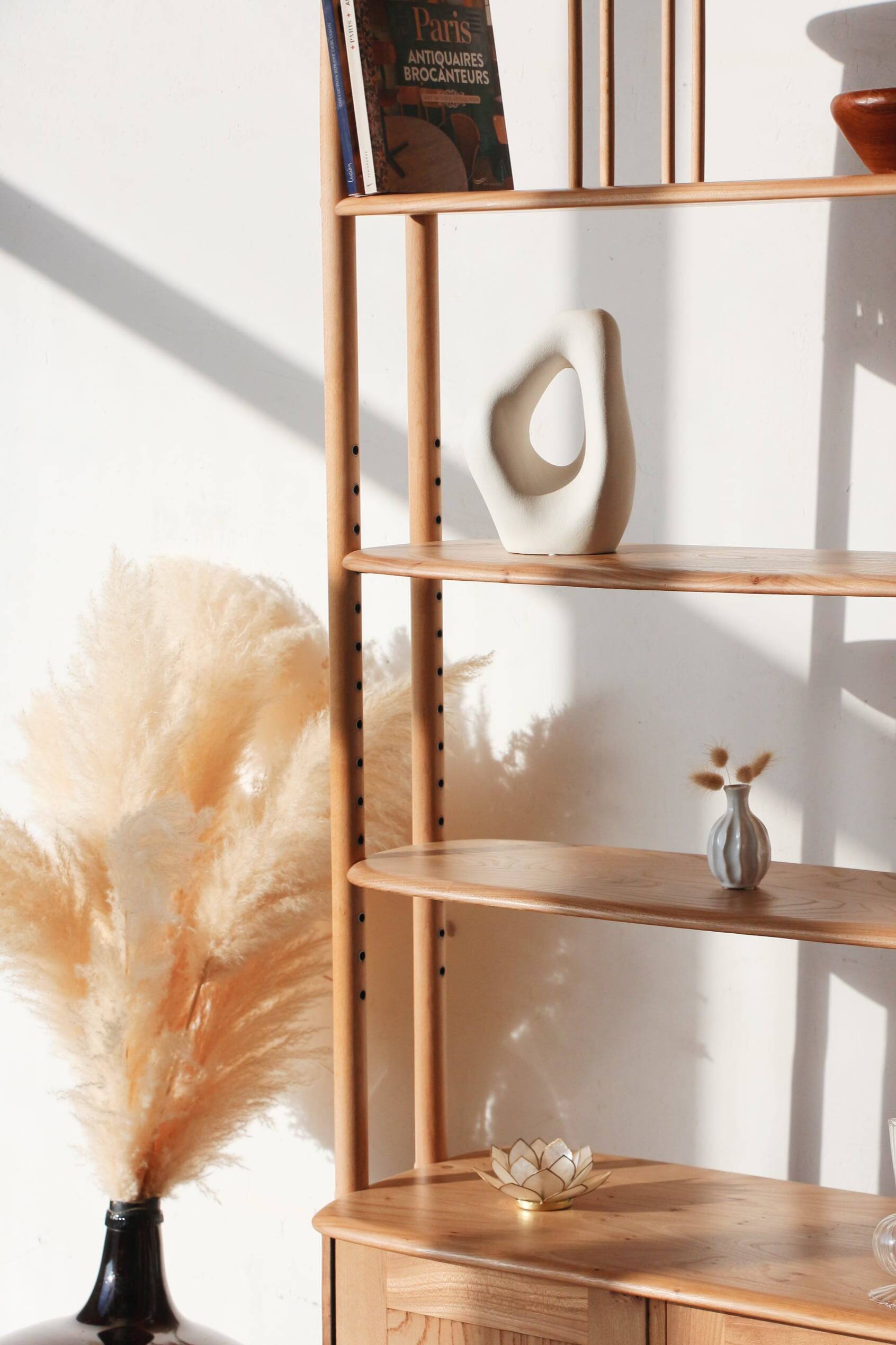 Vintage Bookcase / Room Divider - Windsor / Giraffe Model - Ercol