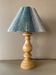 Old turned wood lamp