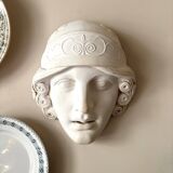 White plaster mask
