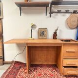 Ancien bureau enfant en chêne