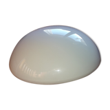 Opaline vintage round bedside lamp