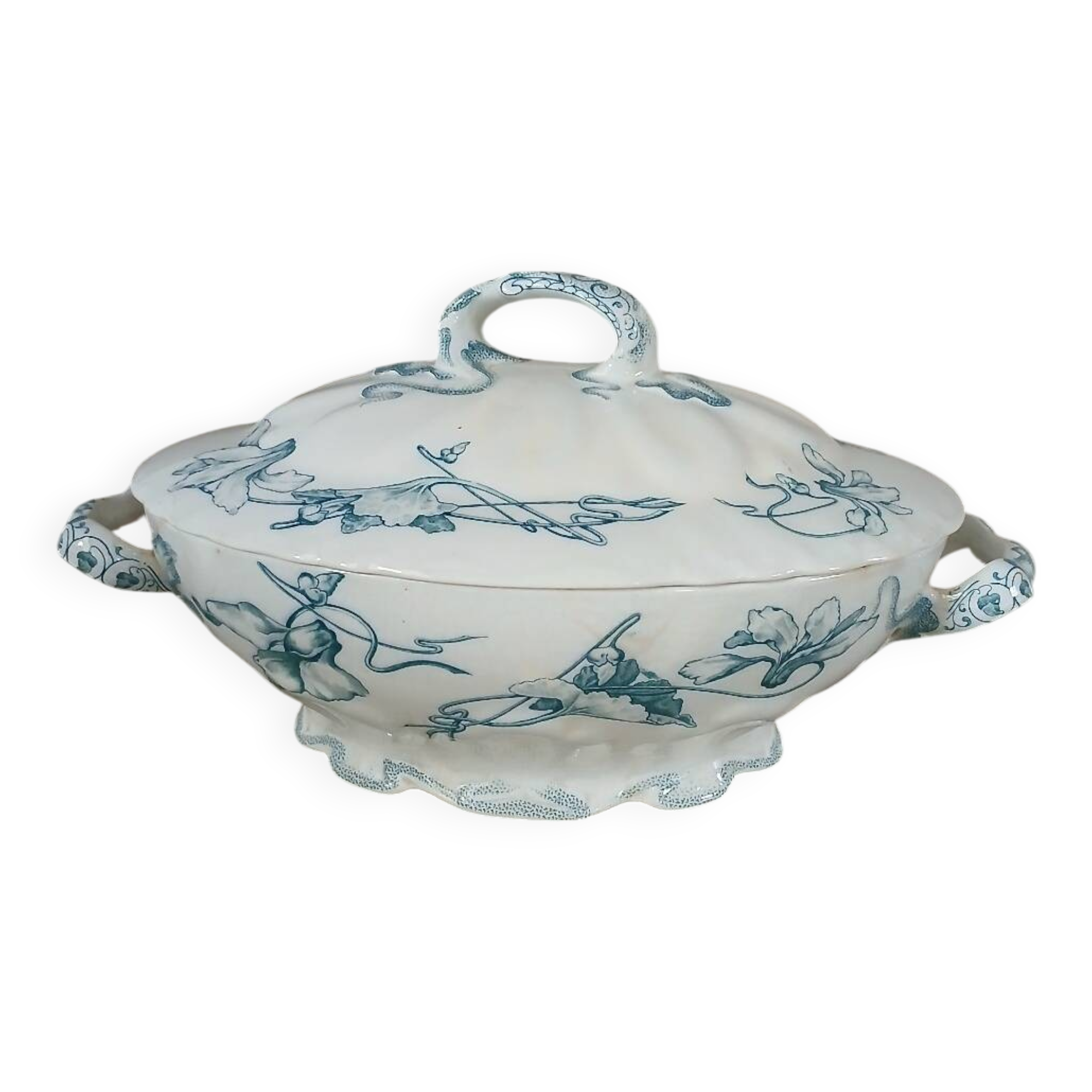 Antique Ironstone Soup Tureen/Vegetable Dish