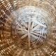 Wicker basket planter