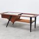 Decorative coffee table with bar by Alfred Hendrickx for Belform, 1950s