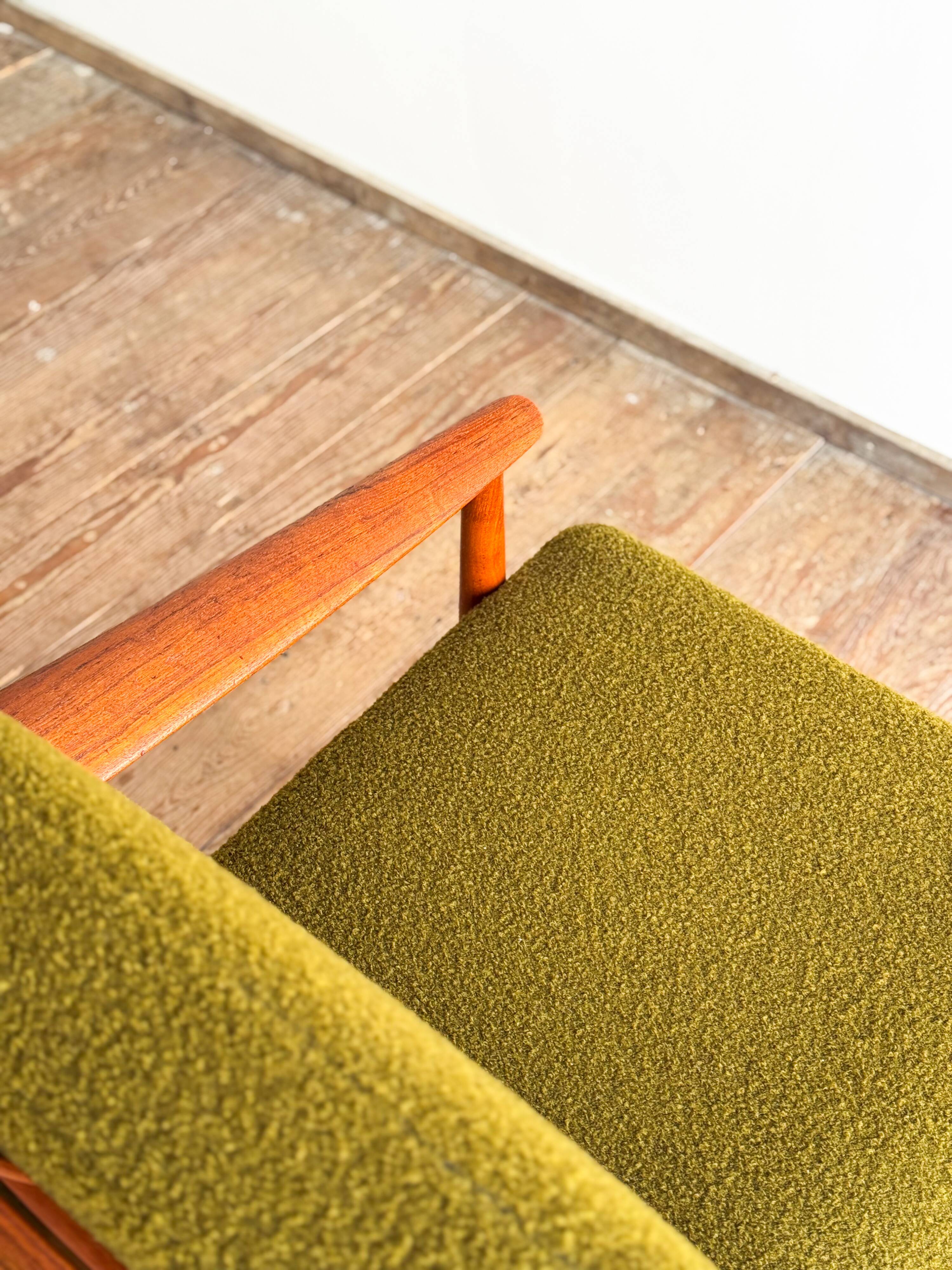 Armchair by Arne Vodder model FD164 Kvadrat fabric, Mid Century Design