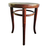 Tabouret en bois cintré antique de Trieste des années 1920, en hêtre autrichien, Thonet.