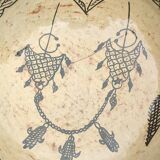 Old Berber craftsmanship salad bowl Kabylie Rif