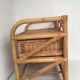 Vintage bamboo and rattan bedsides