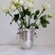 Vintage silver metal champagne bucket