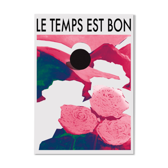 Poster "Time is good"