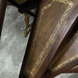 Victorian Leather Library Staircase, England