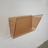 Acrylic magazine rack 1970s space age vintage 1970s