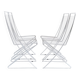 4 wire chairs by Till Behrens for Schlubach