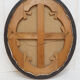 Oil portrait on canvas carved wooden frame