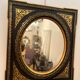 Miroir Napoléon 3 noir/doré - 97x118cm