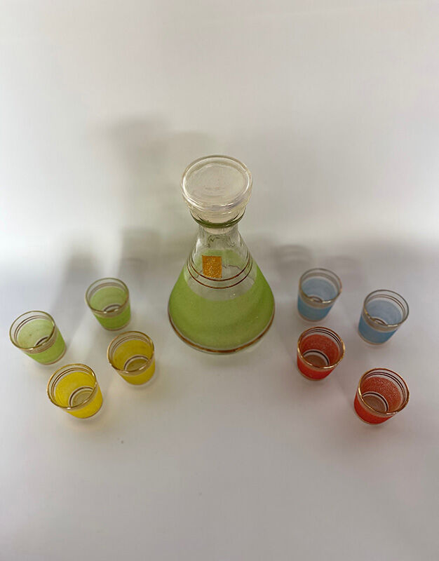 Carafe and glasses