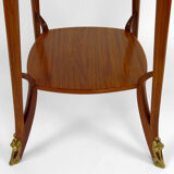 Pedestal table "Olga" by Louis Majorelle in mahogany, France, circa 1900