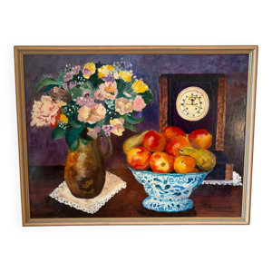 nature morte signée