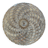 Large pressed glass plate