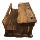 Old school desk