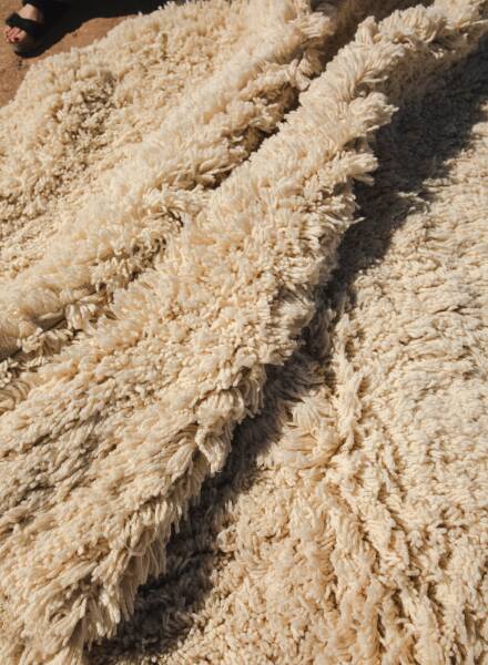 Pre-order fluffy Beni Ouarain runner rug 70×300 cm