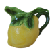 Pichet barbotine forme citron