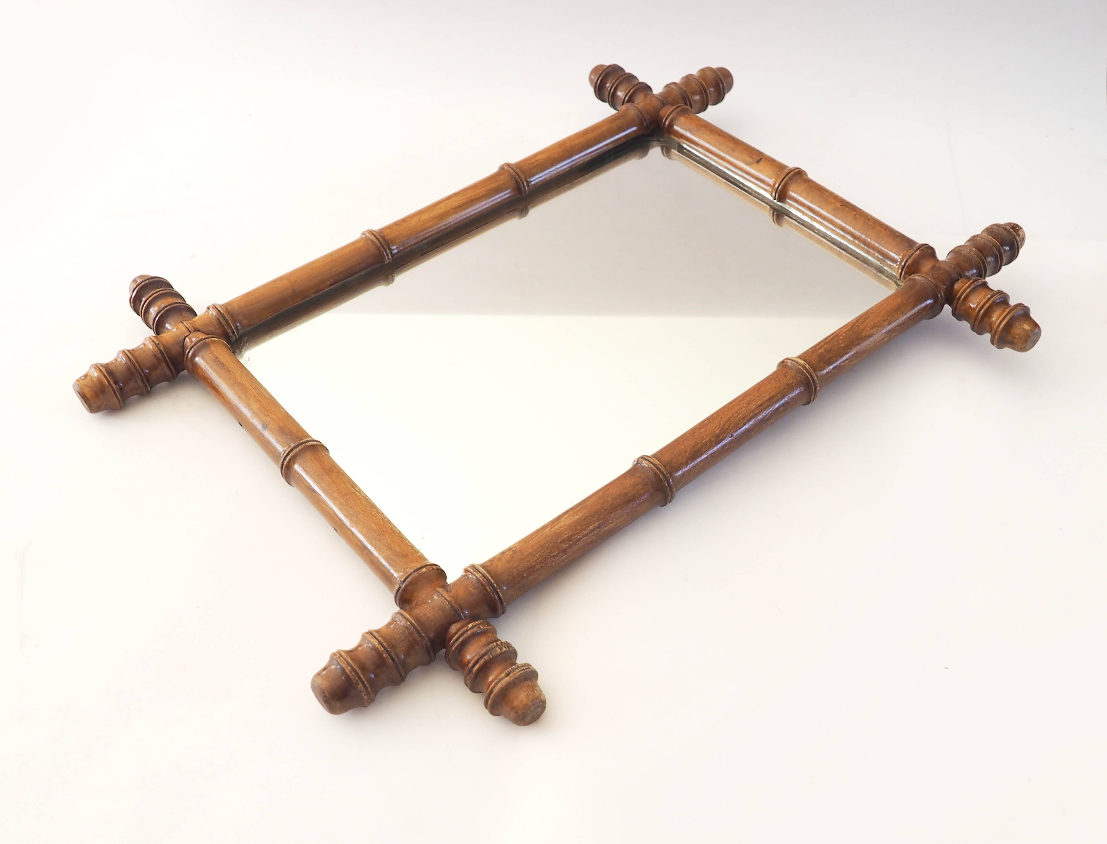 "Bamboo" mirror 1900