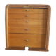 Small watchmaker's furniture with curtain. 50s