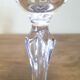 6 crystal wine glasses