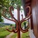 coat rack parrot, solid wood