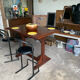High table / bar table in teak – 4 to 6 people