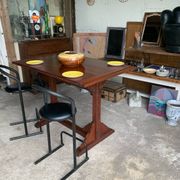 High table / bar table in teak – 4 to 6 people