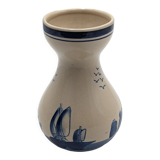 Blue ceramic vase