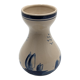 Vase en céramique bleue