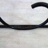 1960s metal and ceramic magazine and record rack