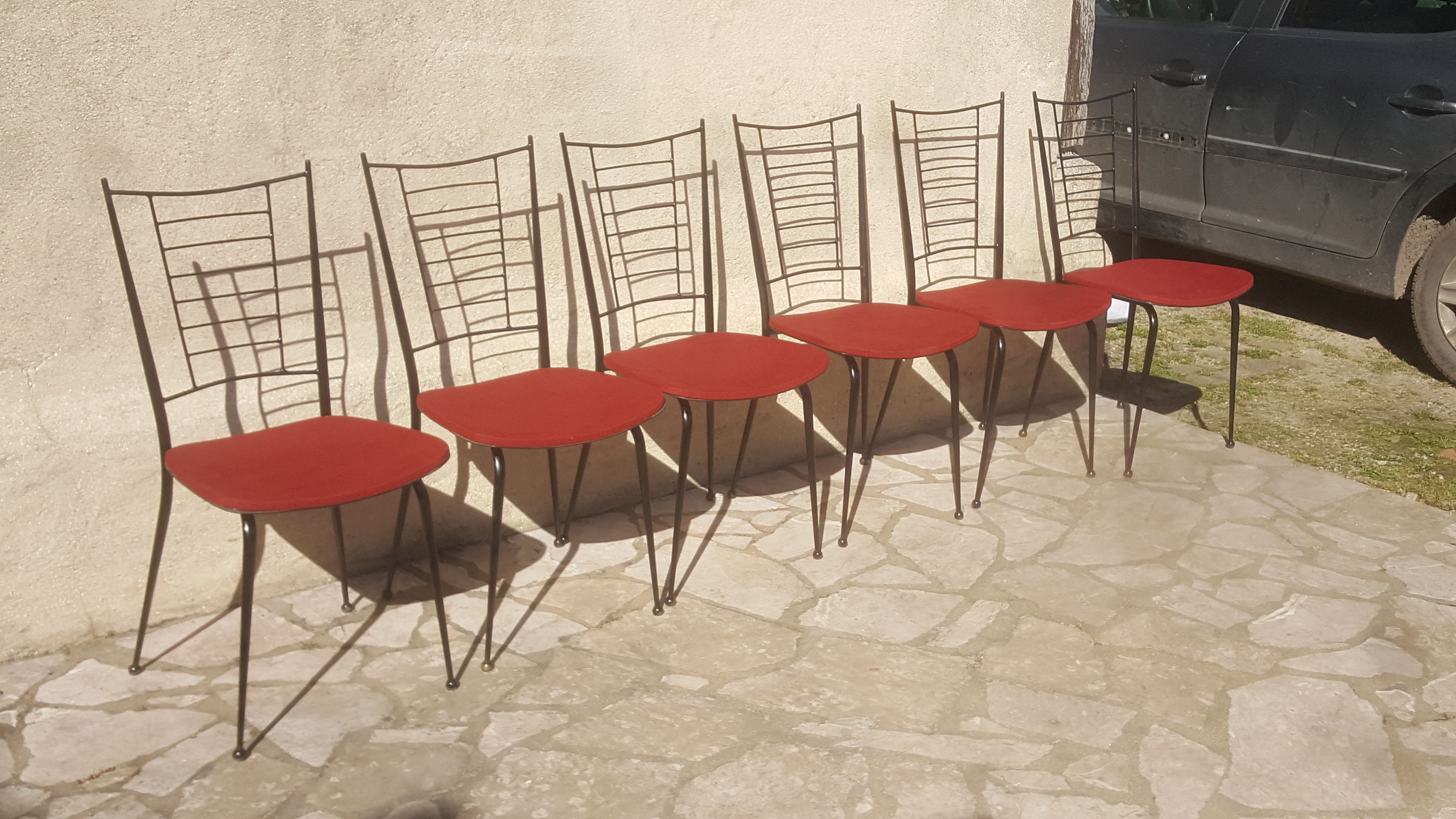 Six chairs, 1950s