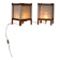 Set of two French table lamps