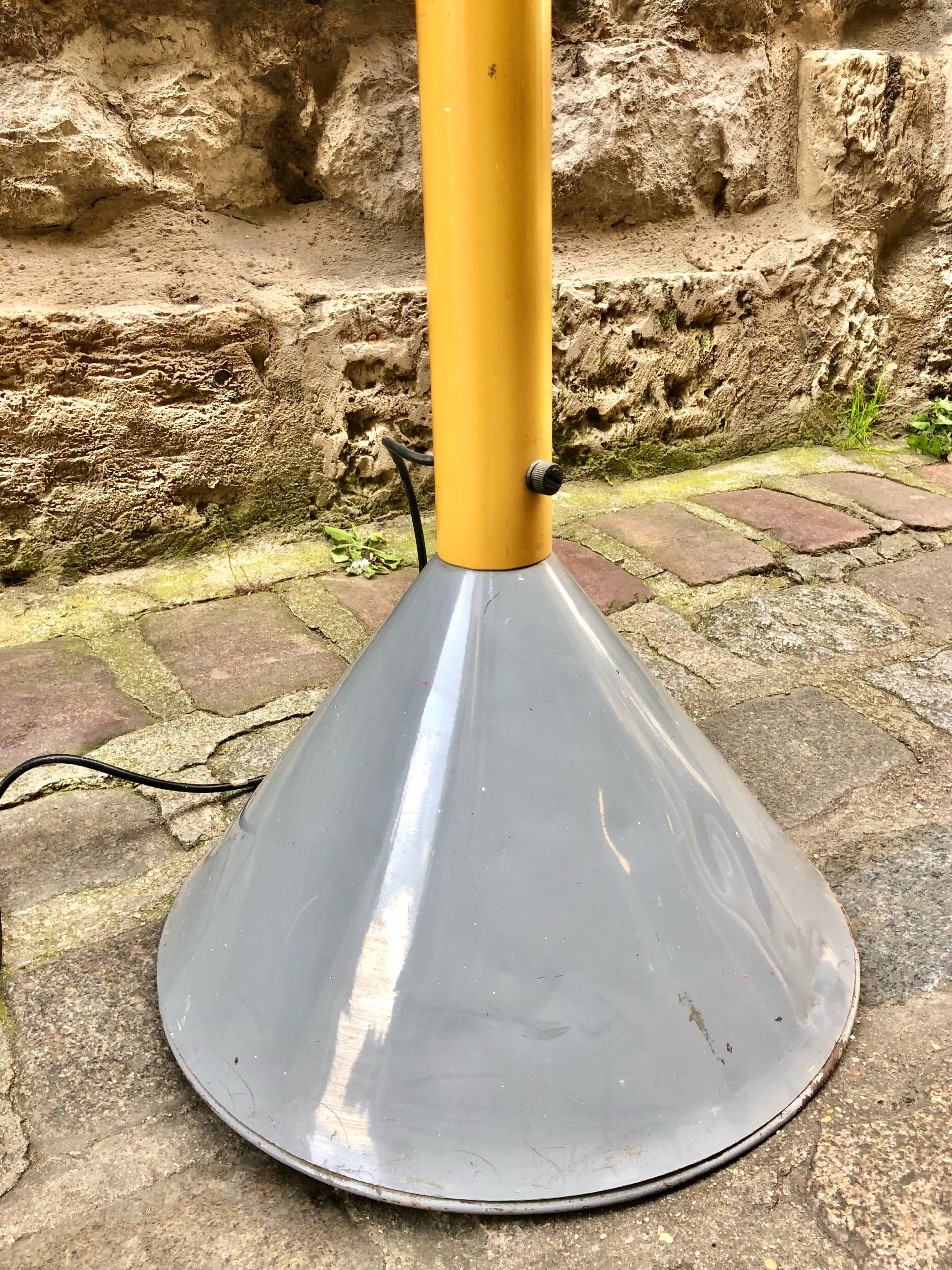Rare floor lamp by Ettore Sottsass, Callimaco model