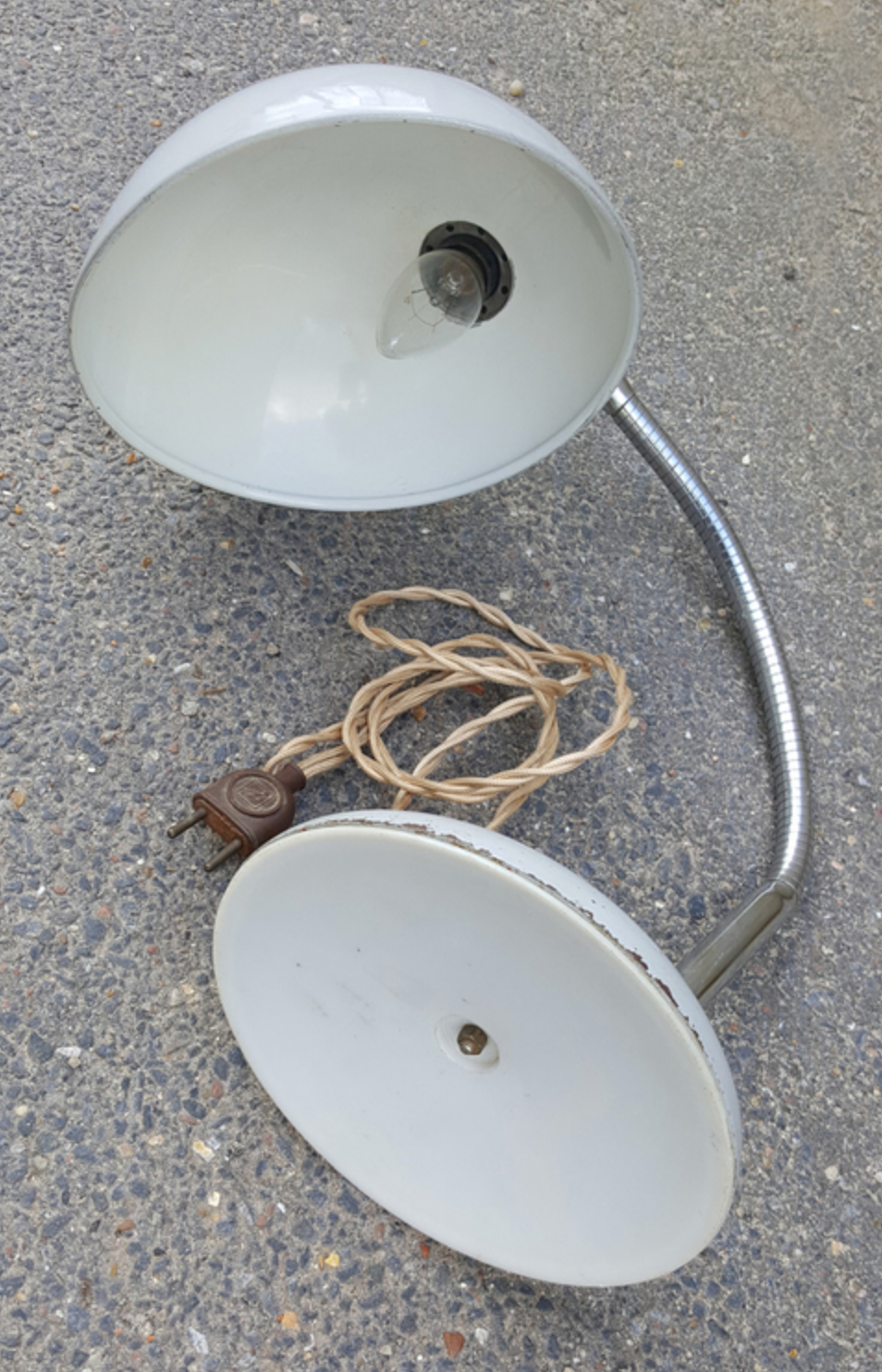Lamp, Manufrance, Saint Etienne, administration, vintage, 50s