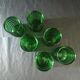 Service carafe et 6 verres en verre