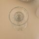 Large moulded glass chandelier
