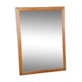 Patinated golden fireplace mirror eighteenth century 123 x 91.5 cm