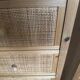 Rattan drawer chest