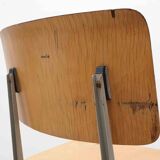 Marko S101 vintage chair beech and gray